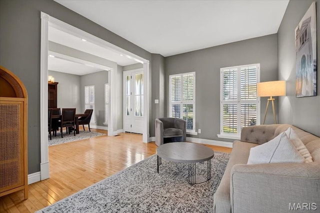 612 Thornridge Dr, Ofallon, MO 63368 - living room featuring wood finished floors and healthy amount of natural light