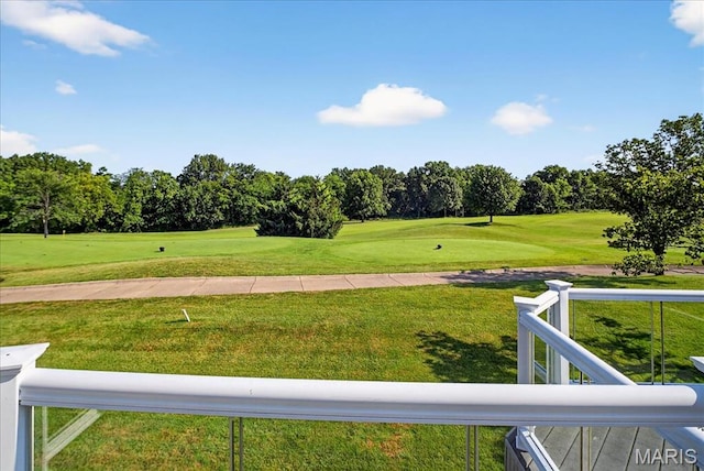 612 Thornridge Dr, Ofallon, MO 63368 - view of grassy yard featuring view of golf course and view of wooded area