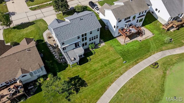 612 Thornridge Dr, Ofallon, MO 63368 - aerial view of residential area