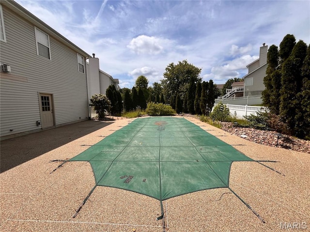 114 Cloverleaf Meadows Ct, Ofallon, MO 63366 - view of swimming pool with a patio area