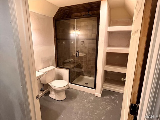 114 Cloverleaf Meadows Ct, Ofallon, MO 63366 - full bathroom with a shower stall and concrete flooring