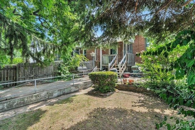 5447 Claxton Ave, Saint Louis, MO 63120 - view of fenced yard