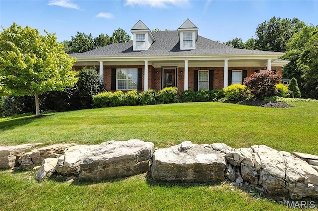 512 Overlook Terrace Ct, Eureka, MO 63025 - view of front of home with a front yard and brick siding