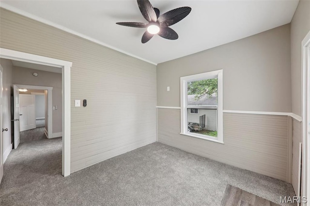413 E Beach St, Litchfield, IL 62056 - unfurnished room featuring carpet floors and ceiling fan