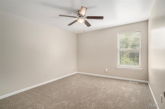 1016 Scenic Oaks Ct, Imperial, MO 63052 - spare room featuring carpet and ceiling fan