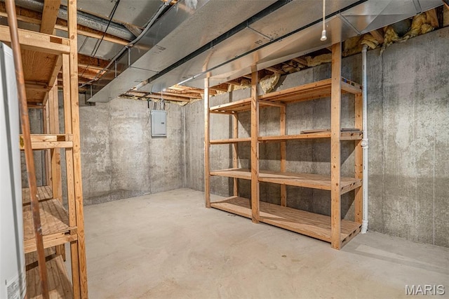 1016 Scenic Oaks Ct, Imperial, MO 63052 - unfinished basement featuring electric panel
