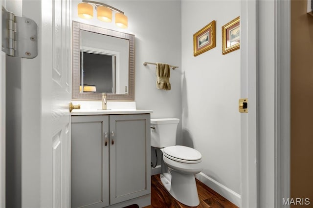 2260 Crimson View Dr, Wildwood, MO 63011 - bathroom featuring vanity and wood finished floors