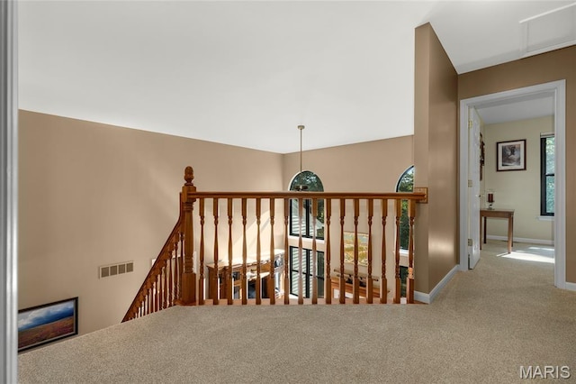 2260 Crimson View Dr, Wildwood, MO 63011 - corridor featuring an upstairs landing and carpet
