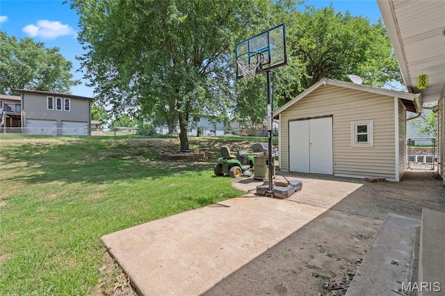 1117 Nelda Dr, Imperial, MO 63052 - view of yard with a patio and an outdoor structure