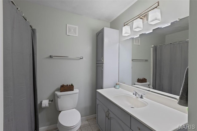 1117 Nelda Dr, Imperial, MO 63052 - full bathroom featuring vanity and tile patterned flooring