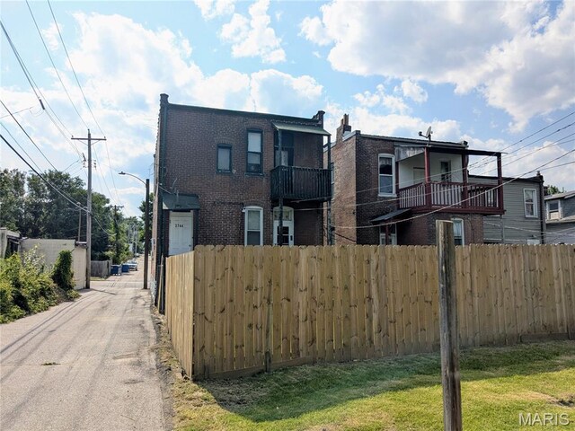 3744 Michigan Ave, Saint Louis, MO 63118 - view of property exterior with brick siding