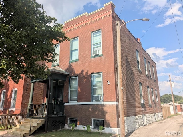 3744 Michigan Ave, Saint Louis, MO 63118 - view of front of house with brick siding and cooling unit