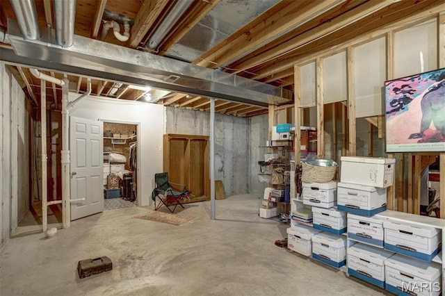 1168 Oak Knoll Manor Ct, Saint Louis, MO 63119 - view of unfinished basement