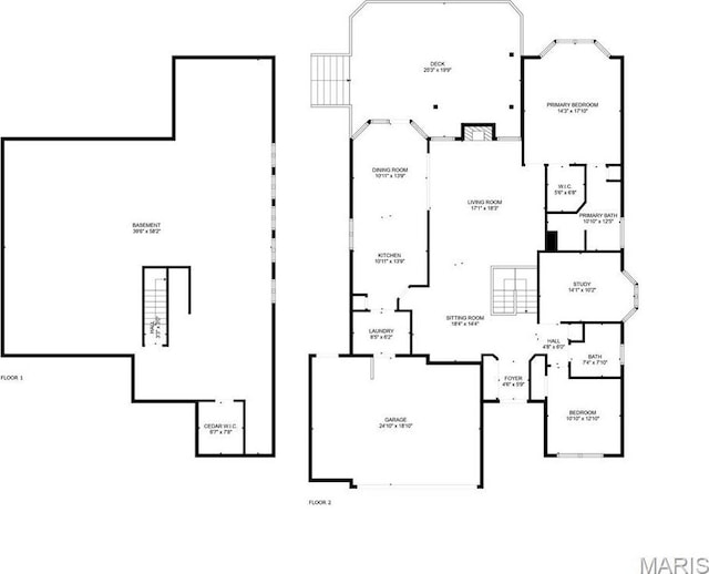 1168 Oak Knoll Manor Ct, Saint Louis, MO 63119 - view of home floor plan