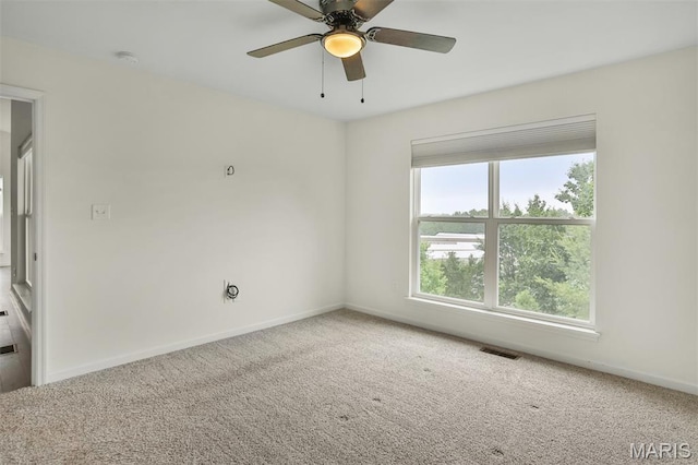 2904 Sierra View Ct, Imperial, MO 63052 - unfurnished room featuring carpet floors, ceiling fan, and a smoke detector