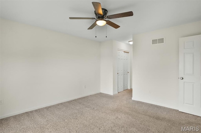 2904 Sierra View Ct, Imperial, MO 63052 - empty room with carpet and ceiling fan