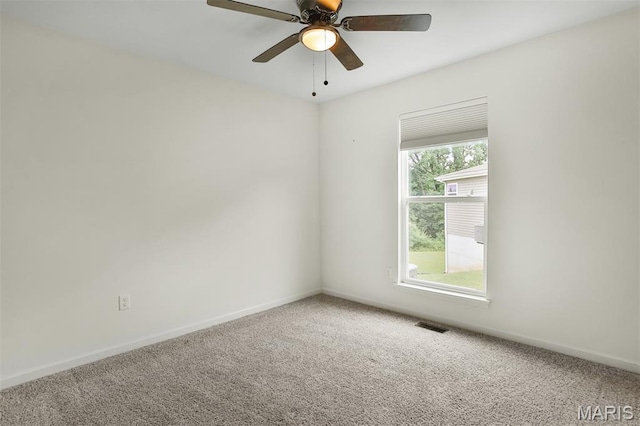 2904 Sierra View Ct, Imperial, MO 63052 - spare room featuring carpet and a ceiling fan