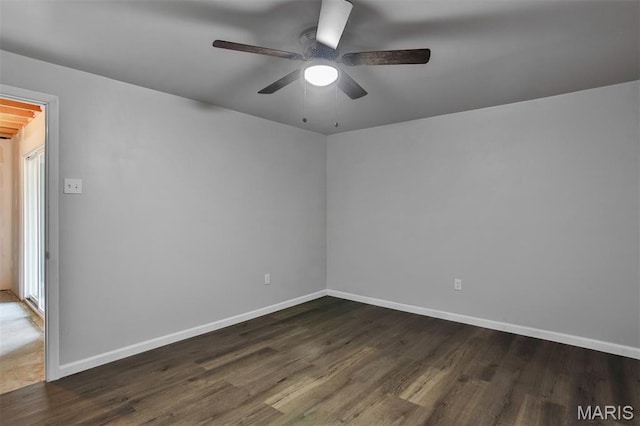 2904 Sierra View Ct, Imperial, MO 63052 - unfurnished room featuring wood finished floors and ceiling fan