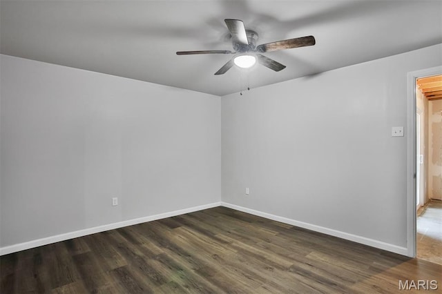 2904 Sierra View Ct, Imperial, MO 63052 - spare room featuring wood finished floors and a ceiling fan