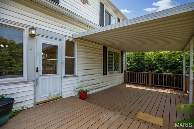 3513 Coronado Dr, Alton, IL 62002 - view of deck
