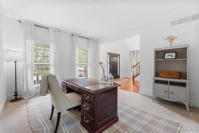 1412 Heritage Valley Dr, High Ridge, MO 63049 - office space featuring light colored carpet