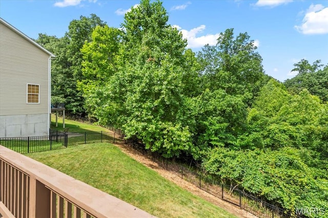 1412 Heritage Valley Dr, High Ridge, MO 63049 - view of fenced backyard