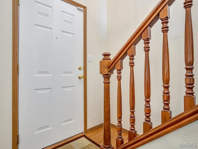 1 Wild Horse Ct, Troy, IL 62294 - foyer entrance featuring stairs