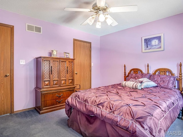 1 Wild Horse Ct, Troy, IL 62294 - bedroom featuring carpet flooring and a ceiling fan