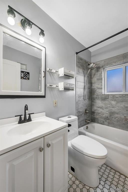 1164 Ursula Ave, University City, MO 63130 - bathroom with shower / tub combination and vanity
