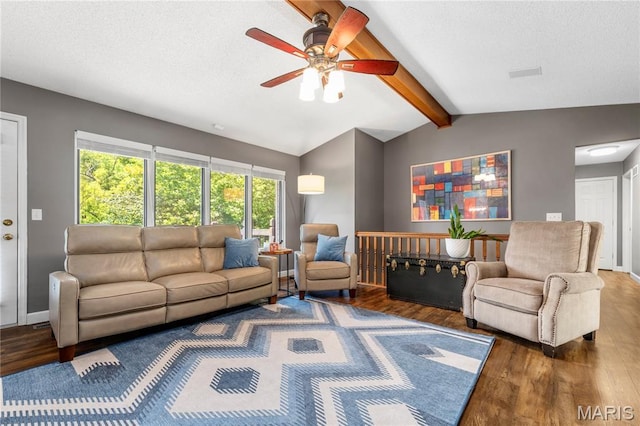 391 Carriage Trail Ct, Ofallon, MO 63368 - living room featuring ceiling fan, wood finished floors, and a textured ceiling