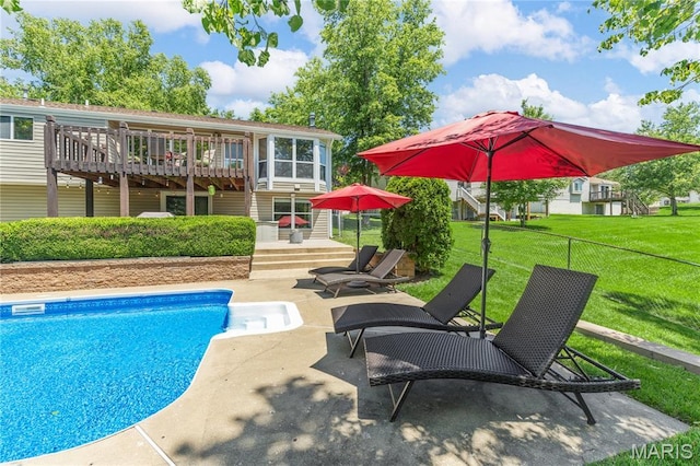 391 Carriage Trail Ct, Ofallon, MO 63368 - swimming pool featuring a patio area