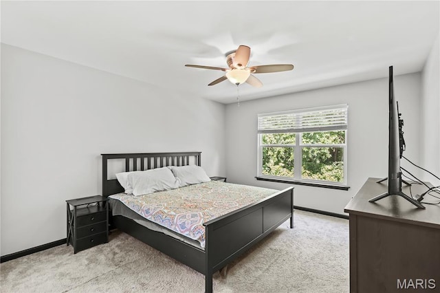 111 Rivers Edge Dr, Moscow Mills, MO 63362 - bedroom with light carpet and ceiling fan