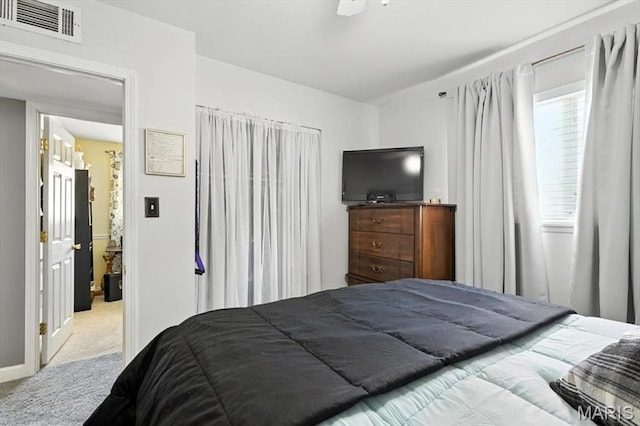 314 Weber Dr, Eureka, MO 63025 - carpeted bedroom with a ceiling fan