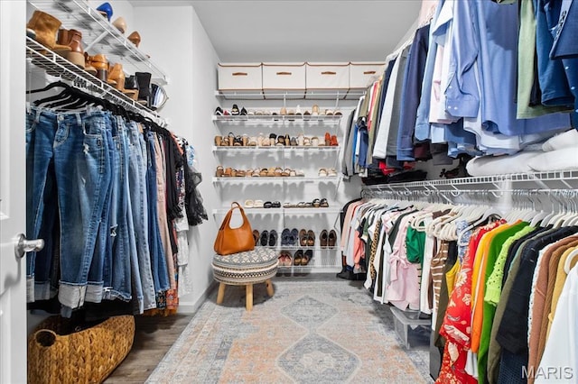 2385 Chemin Ave, Saint Charles, MO 63301 - spacious closet with wood finished floors