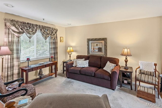 3200 Ridgeway Ave, Godfrey, IL 62035 - carpeted living room featuring baseboards