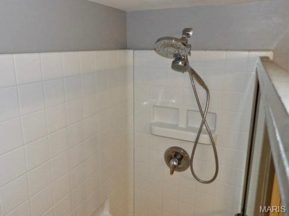 7302 Spring Creek Ln, Ofallon, MO 63368 - bathroom view of tiled shower