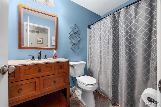 33 Kingspointe Dr, Saint Peters, MO 63376 - full bathroom with vanity and a shower with shower curtain