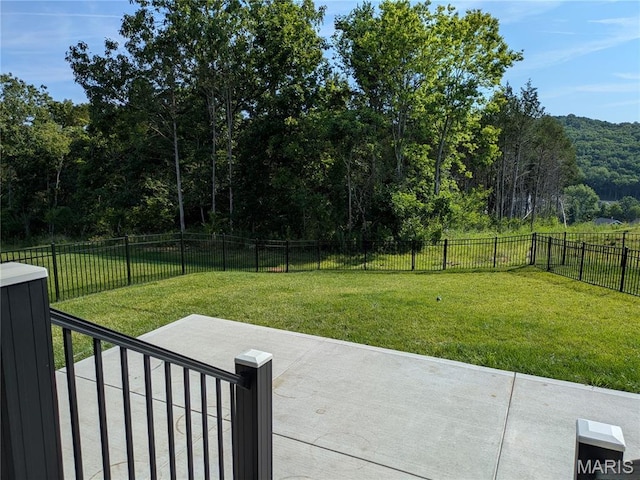 3309 White Pine Dr, Imperial, MO 63052 - fenced backyard featuring a patio