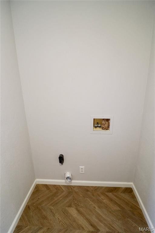 261 Buffalo Linn Creek Rd, Macks Creek, MO 65786 - laundry area featuring washer hookup and electric dryer hookup