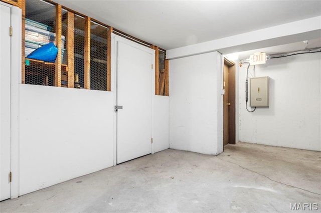 115 E Bodley Ave Unit A6, Kirkwood, MO 63122 - unfinished basement featuring electric panel