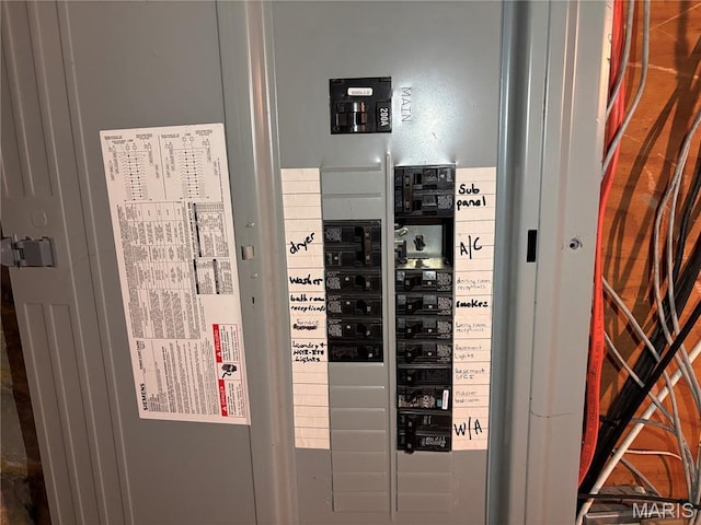 2012 Mallinckrodt St, Saint Louis, MO 63107 - utility room featuring electric panel