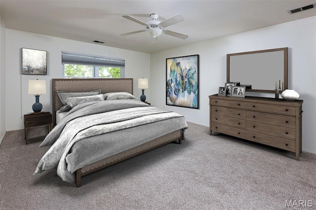 1316 Holgate Unit G6, Ballwin, MO 63021 - carpeted bedroom featuring ceiling fan and baseboards