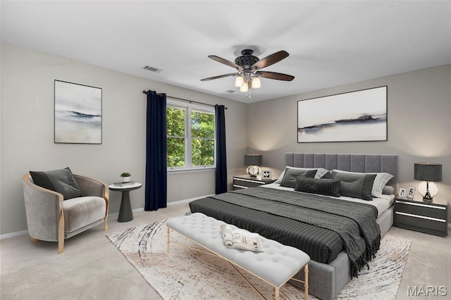 15495 Long Castle Forest Ct, Chesterfield, MO 63017 - bedroom with carpet flooring and ceiling fan