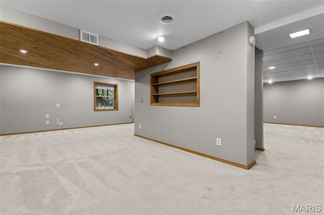 15495 Long Castle Forest Ct, Chesterfield, MO 63017 - below grade area with carpet flooring and recessed lighting