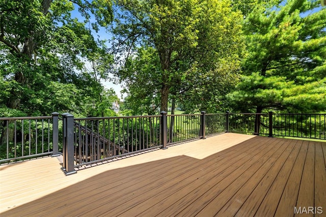 15495 Long Castle Forest Ct, Chesterfield, MO 63017 - view of deck
