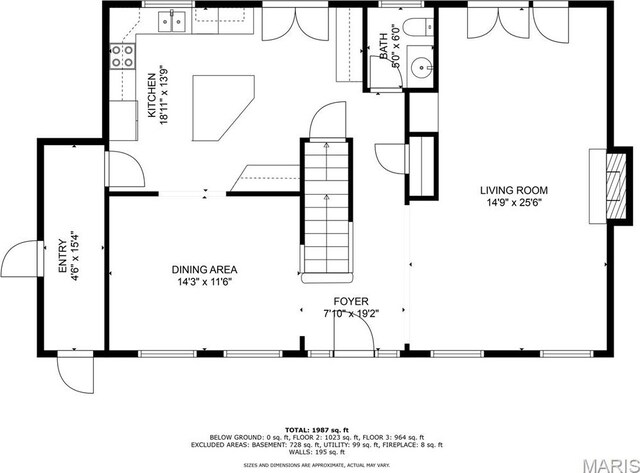 15495 Long Castle Forest Ct, Chesterfield, MO 63017 - view of floor plan / room layout