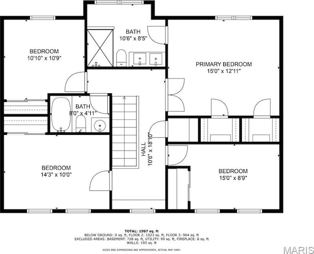15495 Long Castle Forest Ct, Chesterfield, MO 63017 - view of property floor plan