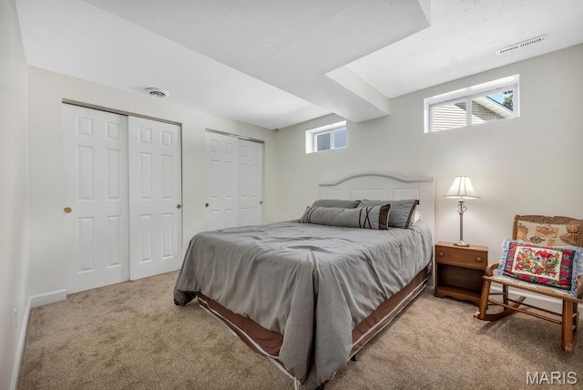 7 Mcclay Village Cir, Saint Peters, MO 63376 - bedroom with light colored carpet and two closets