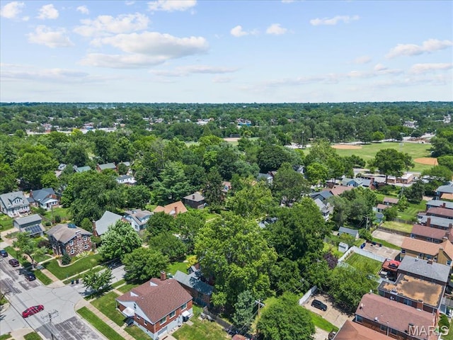 7248 Dorset Ave, University City, MO 63130 - aerial overview of property's location with nearby suburban area