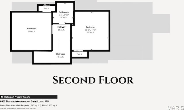 6557 Marmaduke Ave, Saint Louis, MO 63139 - view of room layout